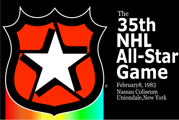 NHL All-Star Game 1982-1983 Logo vinyl decal